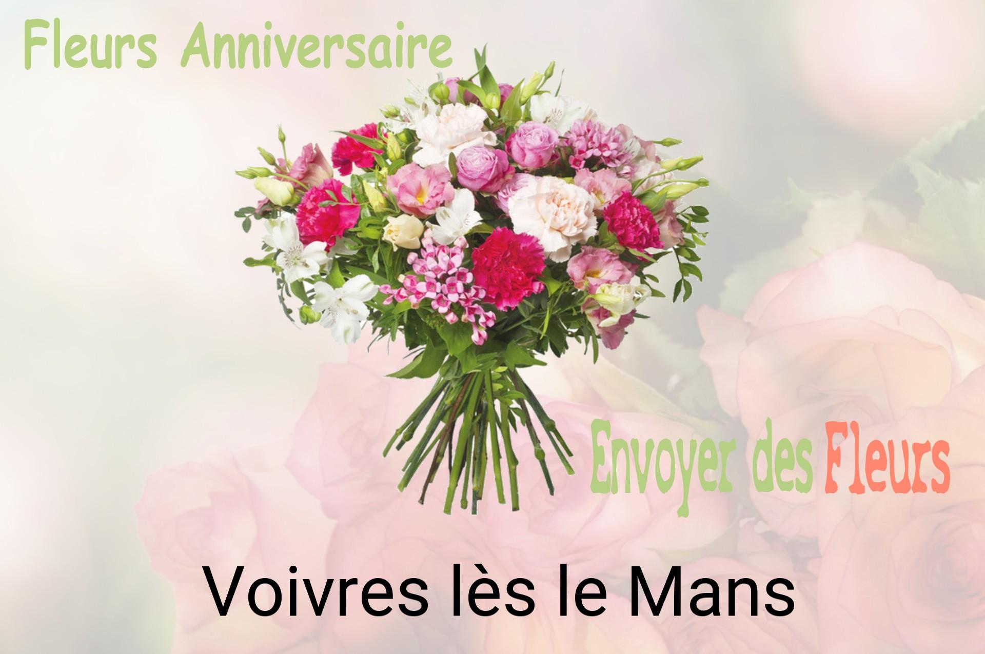 Bouquet de fleurs d’anniversaire livré à Voivres-lès-le-Mans